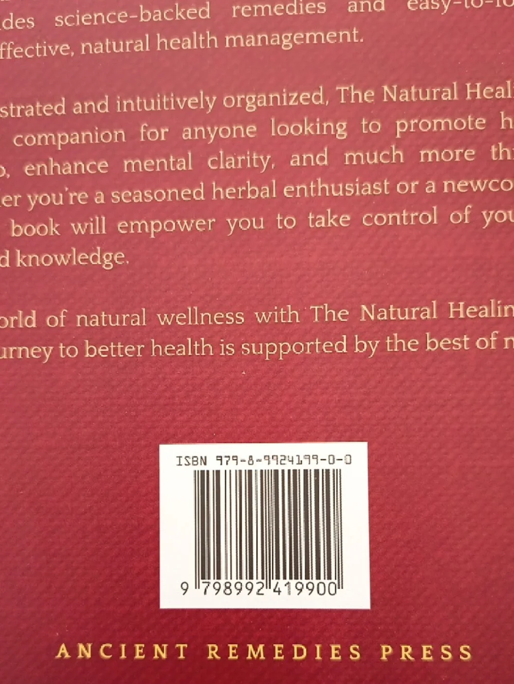 Authentic The Natural Healing Handbook - Picture 7 of 7